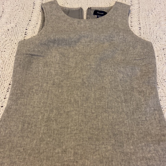 Faconnable gray wool blend sleeveless dress - Picture 2 of 6